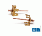TERMINAL REMACHABLE 4 SALIDAS 90º Ø 3,8 X 8 LATON/ACERO/COBRE